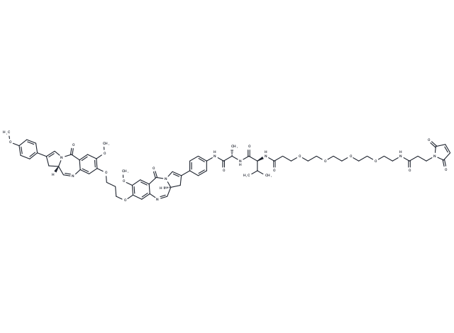 化合物 Mal-PEG4-VA-PBD,Mal-PEG4-VA-PBD