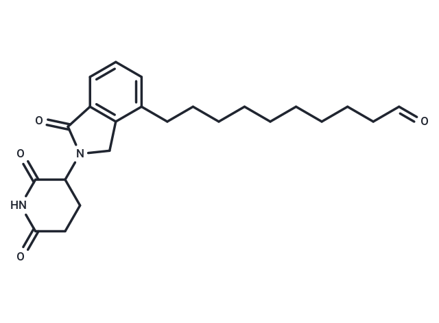 化合物 Lenalidomide-C9-aldehyde,Lenalidomide-C9-aldehyde