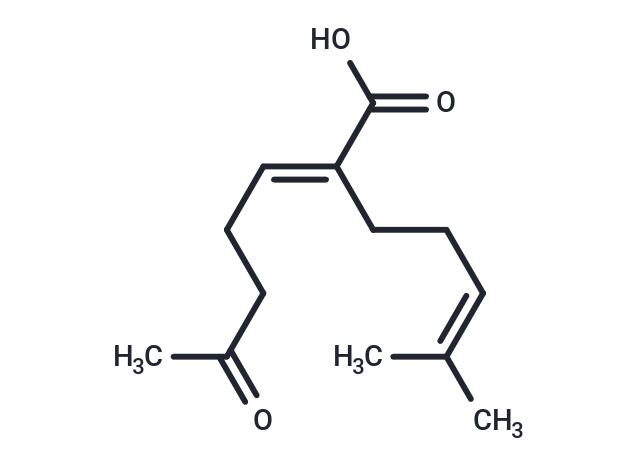 化合物 1,2-Dinor-3-oxo-6,10-farnesadien-14-oic acid; E-Fo,1,2-Dinor-3-oxo-6,10-farnesadien-14-oic acid; E-Fo