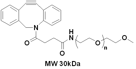 化合物 DBCO-mPEG (MW 30kDa),DBCO-mPEG (MW 30kDa)