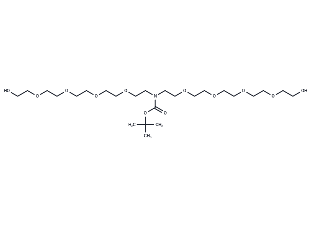 化合物 N-Boc-N-bis-PEG5,N-Boc-N-bis-PEG5