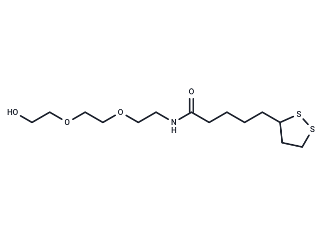 化合物 Lipoamido-PEG2-OH,Lipoamido-PEG2-OH