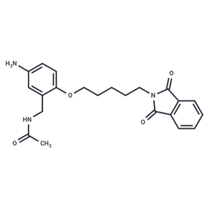 化合物 Acetamide, N-(5-amino-2-((5-phthalimidopentyl)oxy)benzyl)-|T29566|TargetMol
