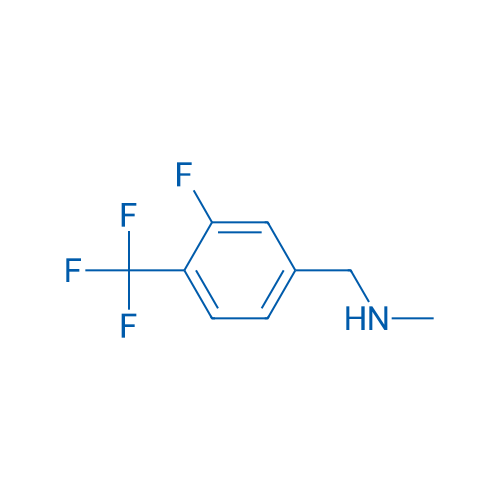 N-甲基-3-氟-4-三氟甲基苄胺,1-(3-Fluoro-4-(trifluoromethyl)phenyl)-N-methylmethanamine