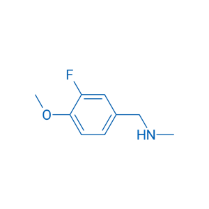 N-甲基-3-氟-4-甲氧基苄胺,[(3-Fluoro-4-methoxyphenyl)methyl](methyl)amine