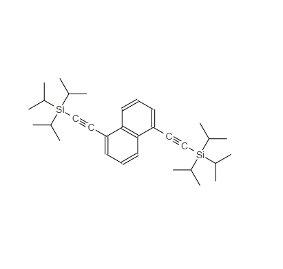 Naphthalene, 1,5-bis[2-[tris(1-methylethyl)silyl]ethynyl]-,Naphthalene, 1,5-bis[2-[tris(1-methylethyl)silyl]ethynyl]-