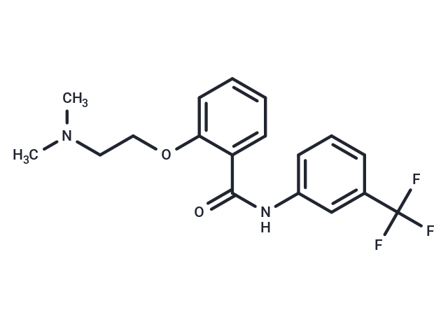 化合物 Benzamide, 2-(2-(dimethylamino)ethoxy)-N-(3-(trifluoromethyl)phenyl)-,Benzamide, 2-(2-(dimethylamino)ethoxy)-N-(3-(trifluoromethyl)phenyl)-