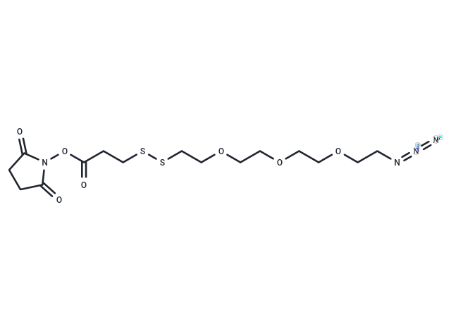 化合物 Azido-PEG3-SS-NHS,Azido-PEG3-SS-NHS