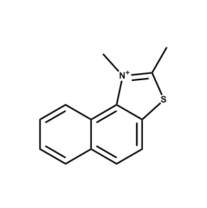 1,2-二甲基萘并[1,2-d]噻唑-1-鎓,1,2-dimethylnaphtho[1,2-d]thiazol-1-ium