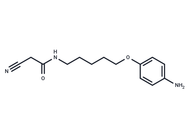 化合物 Acetamide, N-(5-(p-aminophenoxy)pentyl)-2-cyano-,Acetamide, N-(5-(p-aminophenoxy)pentyl)-2-cyano-