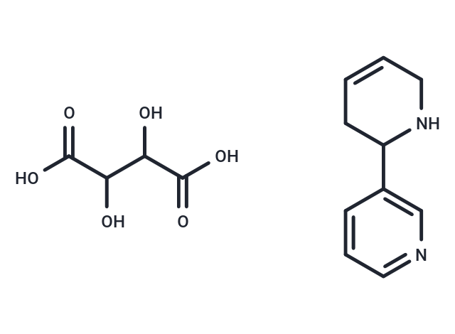 化合物 (R,S)-Anatabine (tartrate),(R,S)-Anatabine (tartrate) (2743-90-0 free base)