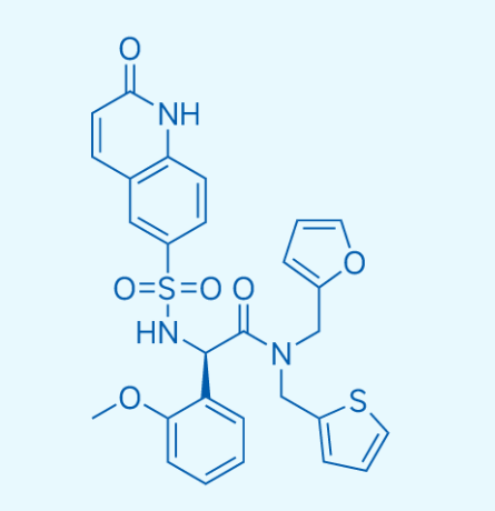 (R)-N-(呋喃-2-基甲基)-2-(2-甲氧基苯基)-2-(2-氧代-1,2-二氢喹啉-6-磺酰胺基)-N-(噻吩-2-基甲基)乙酰胺,OSMI-1