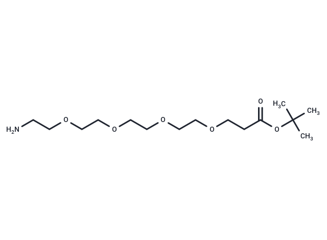 15-氨基-4,7,10,13-四氧雜十五烷酸叔丁酯,Amino-PEG4-Boc