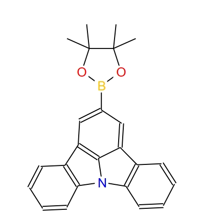 Indolo[3,2,1-jk]carbazole, 2-(4,4,5,5-tetramethyl-1,3,2-dioxaborolan-2-yl)-,Indolo[3,2,1-jk]carbazole, 2-(4,4,5,5-tetramethyl-1,3,2-dioxaborolan-2-yl)-