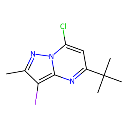 5-(叔丁基)-7-氯-3-碘-2-甲基吡唑并[1,5-a]嘧啶,5-(tert-butyl)-7-chloro-3-iodo-2-methylpyrazolo[1,5-a]pyrimidine