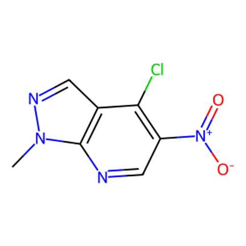 4-氯-1-甲基-5-硝基-1H-吡唑并[3,4-b]吡啶,4-chloro-1-methyl-5-nitro-1H-pyrazolo[3,4-b]pyridine