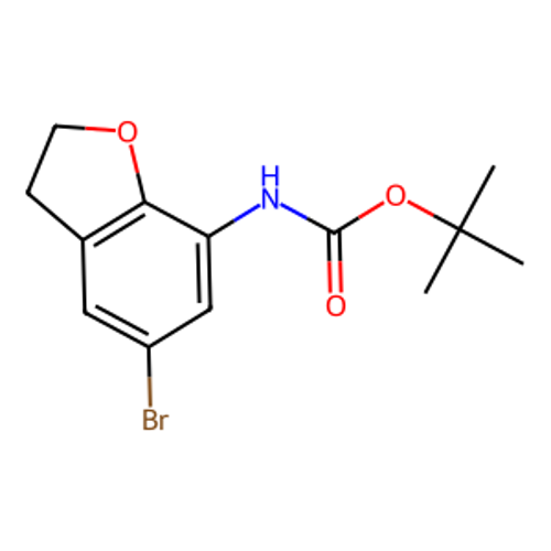 (5-溴-2,3-二氢苯并呋喃-7-基)氨基甲酸叔丁酯,tert-butyl (5-bromo-2,3-dihydrobenzofuran-7-yl)carbamate