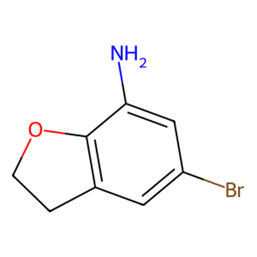 5-溴-2,3-二氢苯并呋喃-7-胺,5-bromo-2,3-dihydrobenzofuran-7-amine