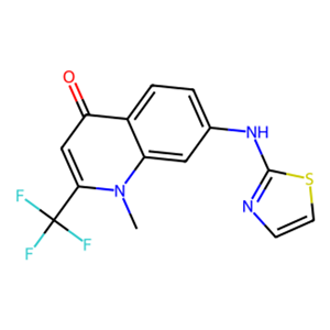 1-甲基-7-(噻唑-2-基氨基)-2-(三氟甲基)喹啉-4(1H)-酮