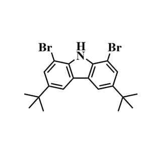 1,8-二溴-3,6-二叔丁基-9H-咔唑