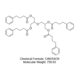 4-苯丁酸-2-［ 2， 3-双-（ 4-苯基丁酰氧基）丙氧基］ -3-（ 4-苯基丁酰氧基）丙酯