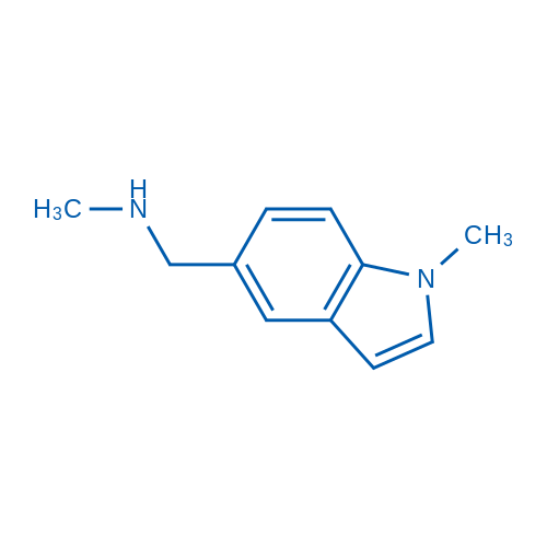 N-甲基-(1-甲基-1H-吲哚-5-基)甲基胺,N-Methyl-1-(1-methyl-1H-indol-5-yl)methanamine