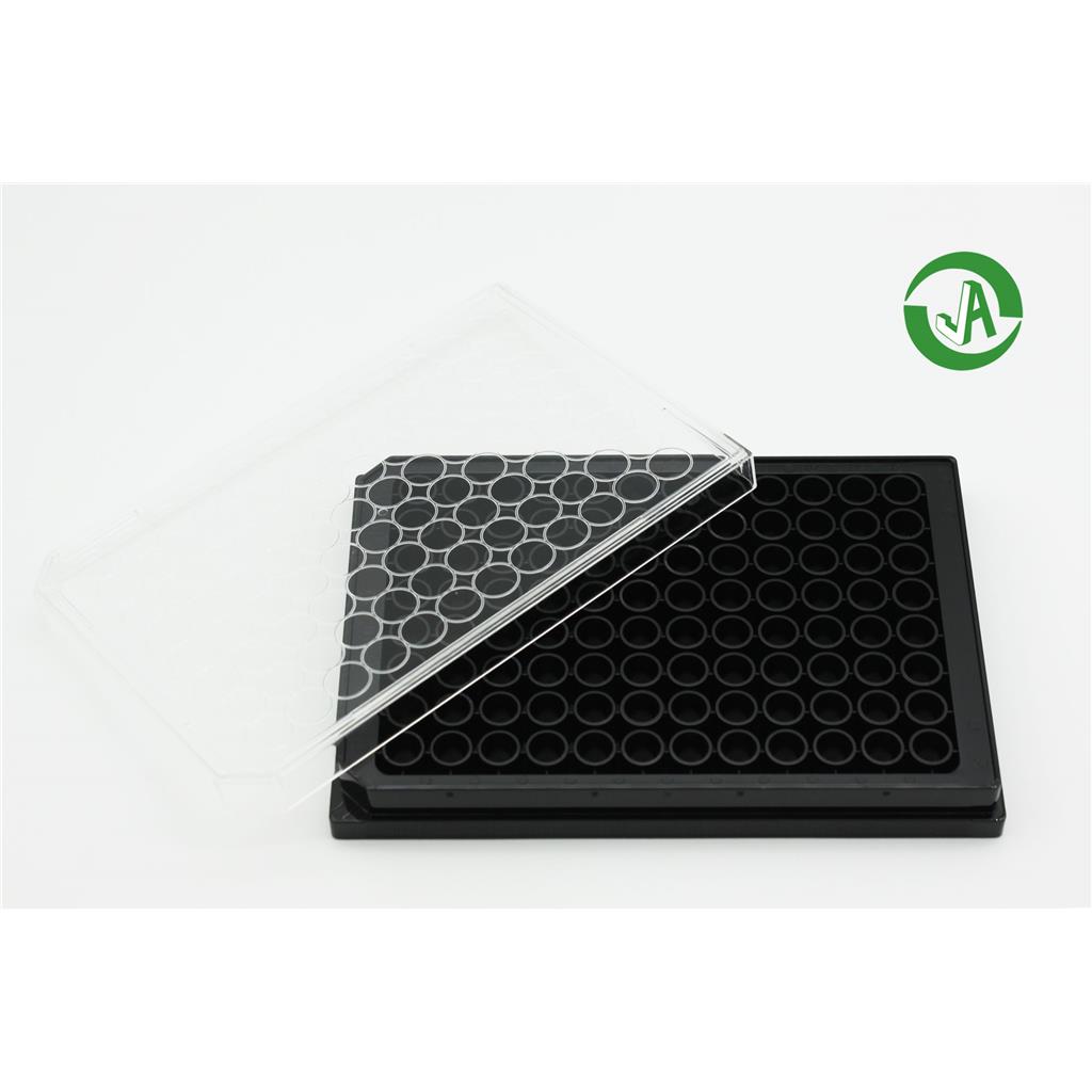 黑色透明底96孔细胞培养板
