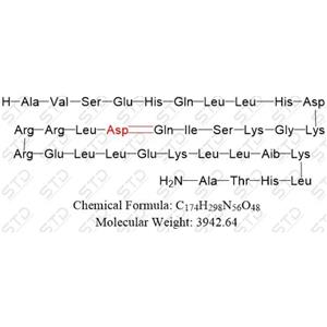 阿巴帕肽杂质3 (天冬氨酸18成环)