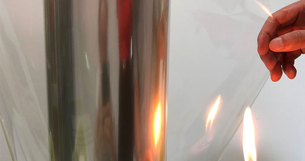 V0级无色透明PET阻燃膜,V0 grade colorless and transparent PET flame retardant film