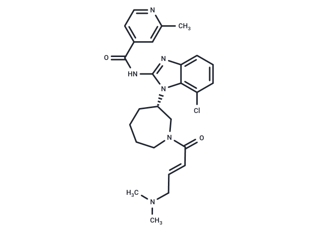 化合物 Nazartinib S-enantiomer,Nazartinib S-enantiomer