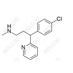 苯那敏杂质C;		C15H17ClN2 