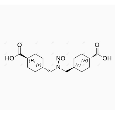 N-亚硝基氨甲环酸,(1R,1'R,4r,4'r)-4,4'-((nitrosoazanediyl)bis(methylene))dicyclohexanecarboxylic acid