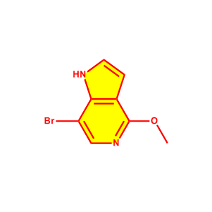 7-溴-4-甲氧基-1H-吡咯并[3,2-c]吡啶,7-Bromo-4-methoxy-1H-pyrrolo[3,2-c]pyridine