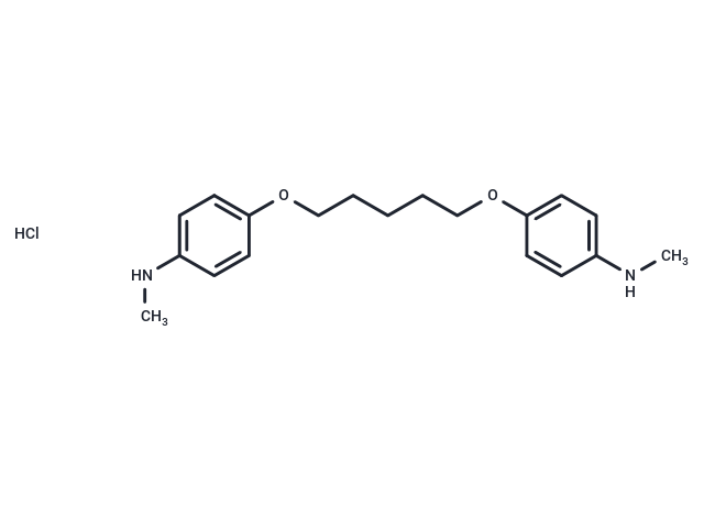 化合物 Aniline, 4,4'-(pentamethylenedioxy)bis(N-methyl-, dihydrochloride,Aniline, 4,4'-(pentamethylenedioxy)bis(N-methyl-, dihydrochloride