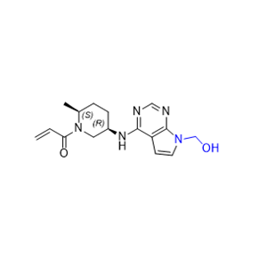 利特昔替尼杂质08,1-((2S,5R)-5-((7-(hydroxymethyl)-7H-pyrrolo[2,3-d]pyrimidin-4-yl)amino)-2-methylpiperidin-1-yl)prop-2-en-1-one