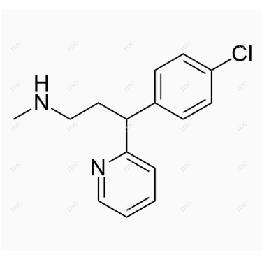 苯那敏杂质C,3-(4-chlorophenyl)-N-methyl-3-(pyridin-2-yl)propan-1-amine