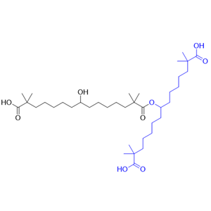 贝派地酸杂质22,8-((14-carboxy-8-hydroxy-2,2,14-trimethylpentadecanoyl)oxy)-2,2,14,14-tetramethylpentadecanedioic acid