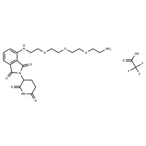 化合物 Pomalidomide-PEG3-C2-NH2 (TFA)|T17882|TargetMol