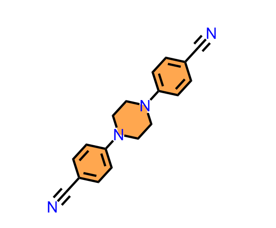4,4'-(piperazine-1,4-diyl)dibenzonitrile,4,4'-(piperazine-1,4-diyl)dibenzonitrile