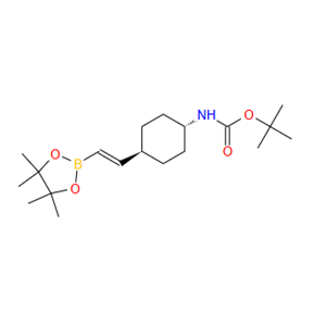 ((1r,4r)-4-((E)-2-(4,4,5,5-四甲基-1,3,2-二氧杂硼烷-2-基)乙烯基)环己基)氨基甲酸叔丁酯