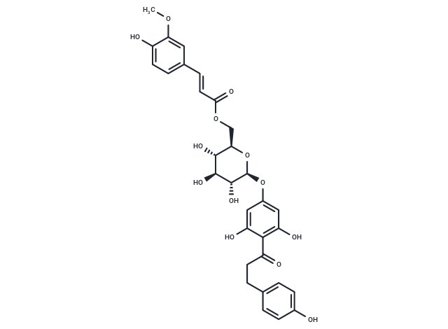 化合物 4'-O-(6-O-Feruloylglucopyranosyl)phloretin,4'-O-(6-O-Feruloylglucopyranosyl)phloretin