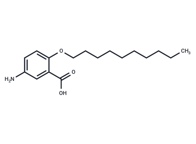 化合物 Benzoic acid, 5-amino-2-(decyloxy)-,Benzoic acid, 5-amino-2-(decyloxy)-