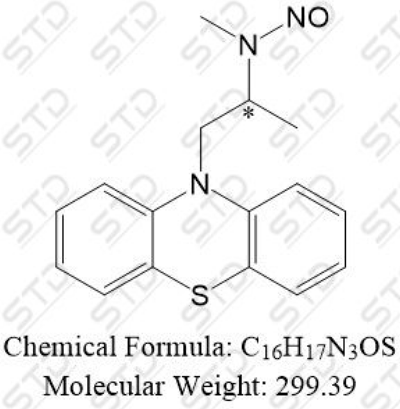 异丙嗪杂质16 (N-亚硝基异丙嗪EP杂质C),Promethazine Impurity 16 (N-Nitroso Promethazine EP Impurity C)