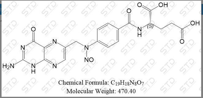 叶酸杂质64 (N10-亚硝基叶酸),Folic Acid Impurity 64 (N10-Nitroso Folic Acid)
