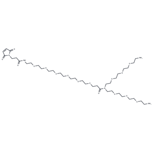 化合物 N-(Mal-PEG6)-N-bis(PEG3-amine)|T16235|TargetMol