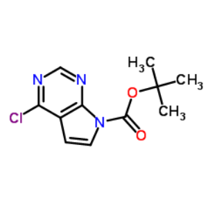 4-氯-7H-吡咯并[2,3-d]嘧啶-7-羧酸叔丁酯,tert-butyl 4-chloro-7H-pyrrolo[2,3-d]pyrimidine-7-carboxylate
