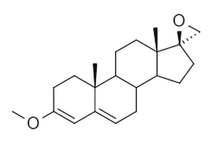 3-甲氧基-17β-螺环氧乙烷-雄甾-3,5-二烯,(8R,9S,10R,13S,14S,17S)-3-methoxy-10,13-dimethylspiro[1,2,7,8,9,11,12,14,15,16-decahydrocyclopenta[a]phenanthrene-17,2'-oxirane]
