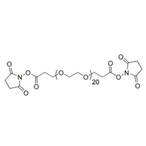 双琥珀酰亚胺酯-二十一聚乙二醇,Bis-PEG21-NHS