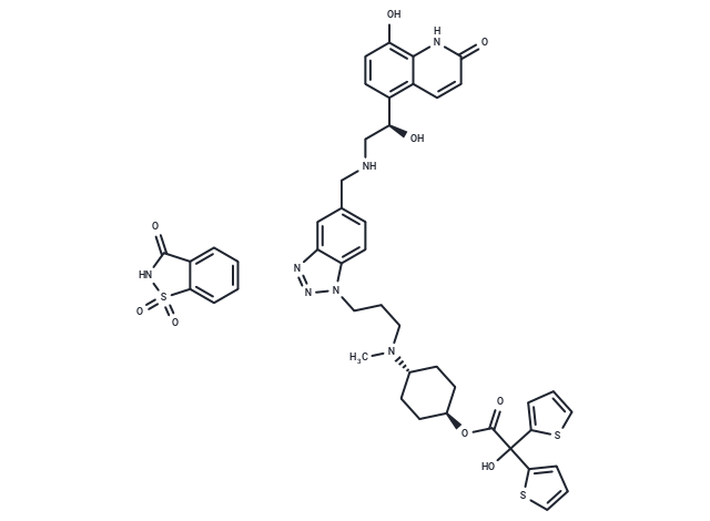化合物 Navafenterol saccharinate,Navafenterol saccharinate
