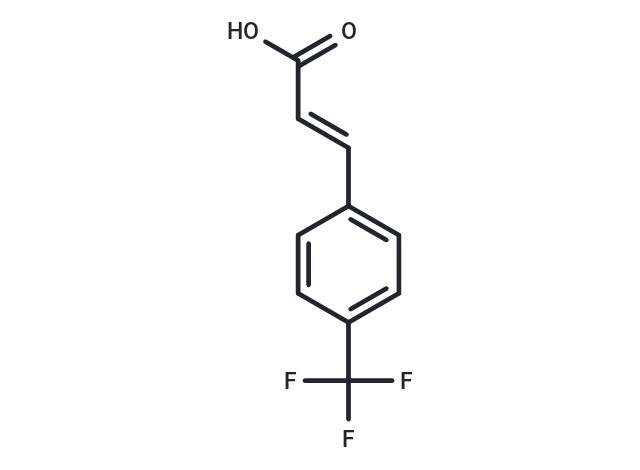 化合物 trans-4-(Trifluoromethyl)cinnamic acid,trans-4-(Trifluoromethyl)cinnamic acid
